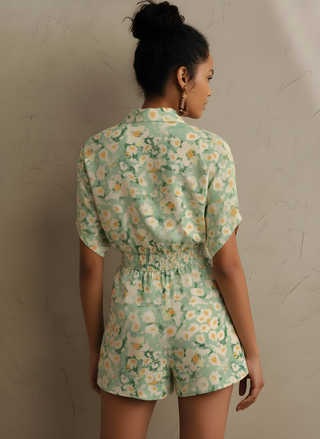Retro Bloom Romper
