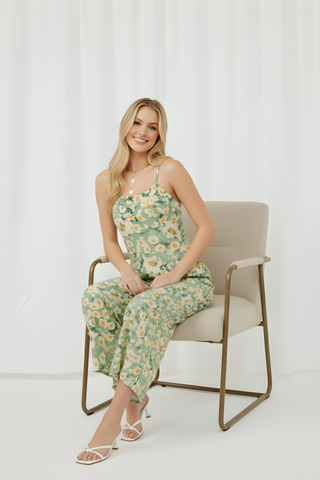 Sage Blossom Cami Set