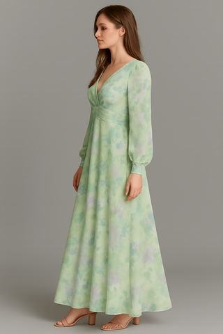 Mint Mist Tie-Dye Maxi Dress